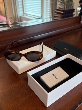 Celine Triomphe 52MM Oval Sunglasses